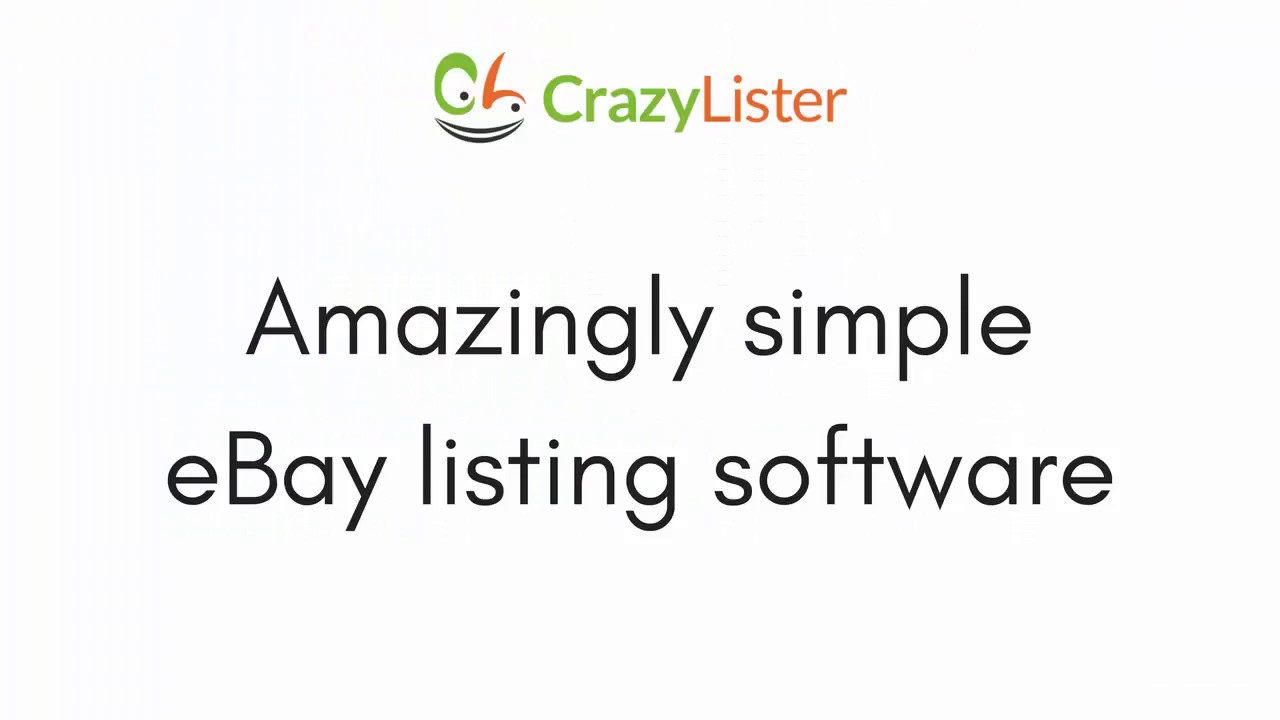 CrazyLister - The Leading All-in-one eBay Listing Software