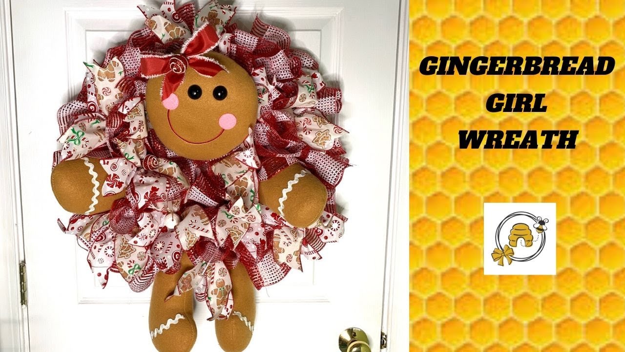 How to make a Ruffle method Gingerbread Wreath