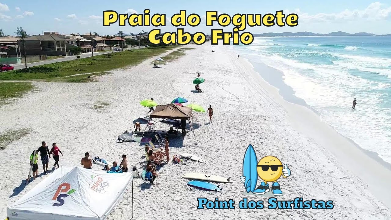 Praia do Foguete - Point para Surfistas em Cabo Frio.