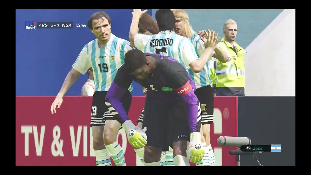 Argentina vs Nigeria USA 94 World Cup PES 2021 PC Mod