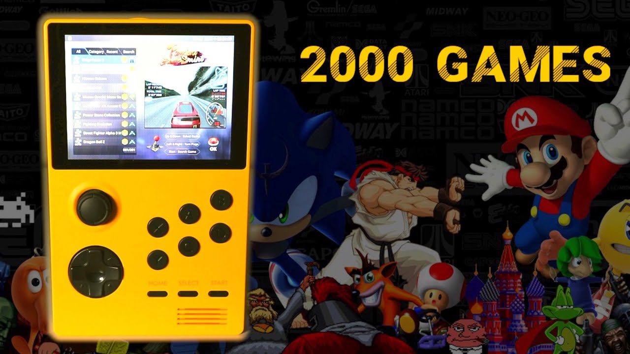The Pandora’s Box Mini Handheld gaming system, portable arcade ! (PlayStation, N64, DC & More!)