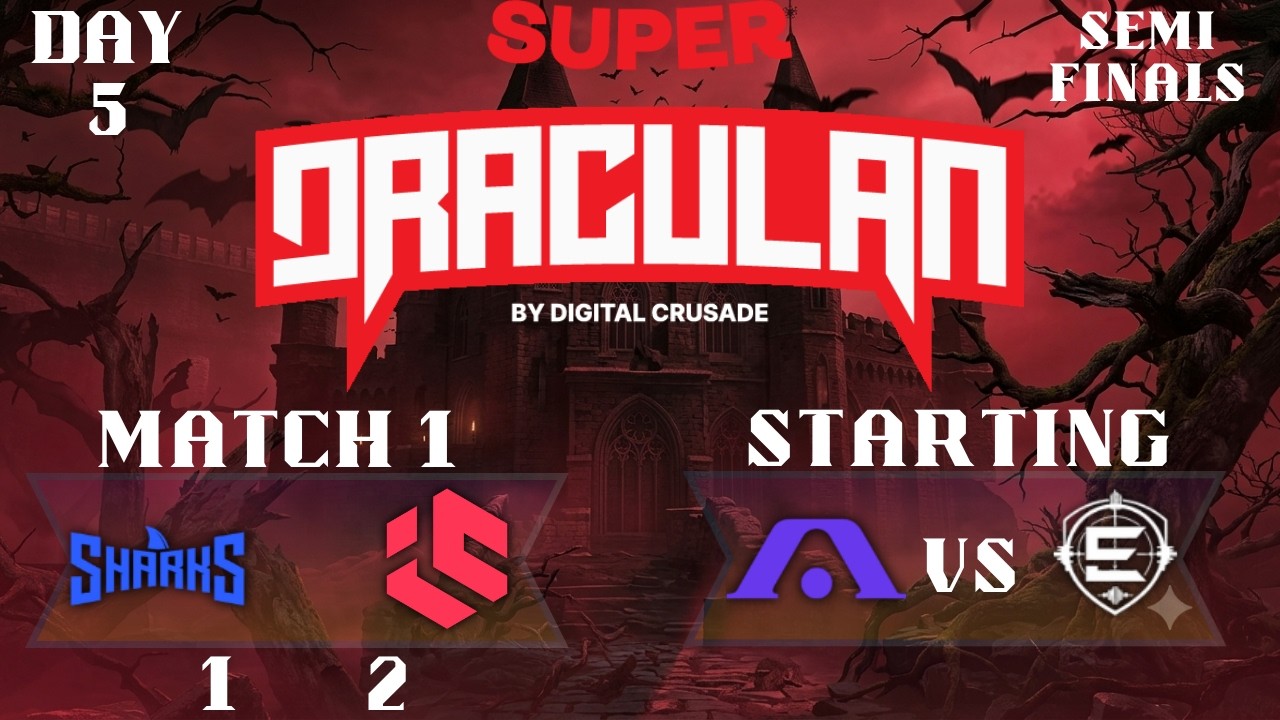 [EN] 🔴LIVE| ACEND vs ECHO | SEMIFINALS | SUPER DRACULAN series 1| BO3  | #cs2live