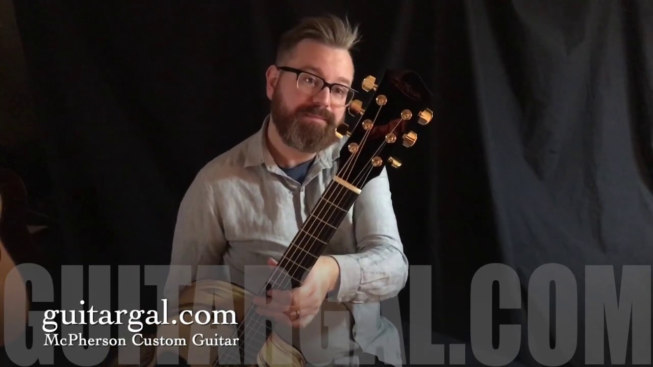 McPherson Custom Guitar with Horse Inlay at Guitar Gallery