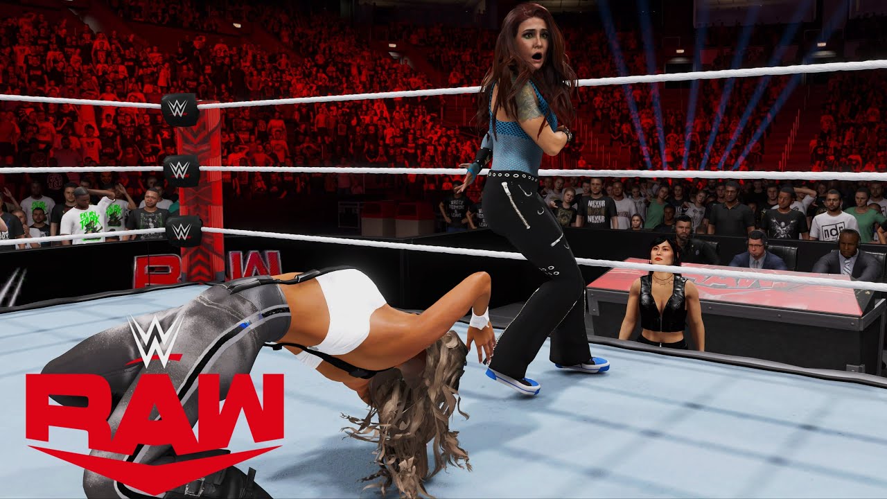 WWE 2K24 RAW - LITA VS TRISH STRATUS (IYO SKY AT RINGSIDE)