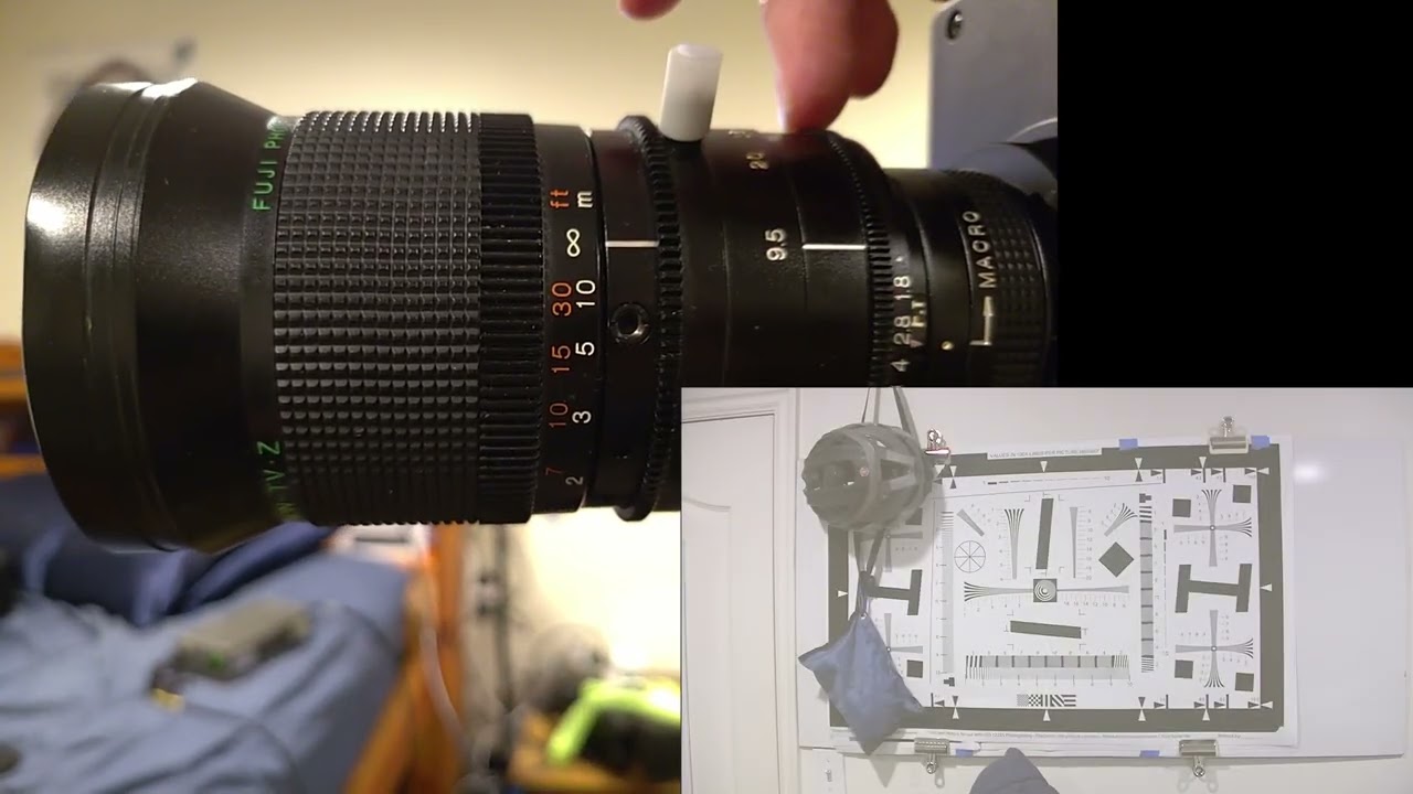 Boeing BCS Fujinon A16x9BMD B4 parfocal lens on a Panasonic HD box camera