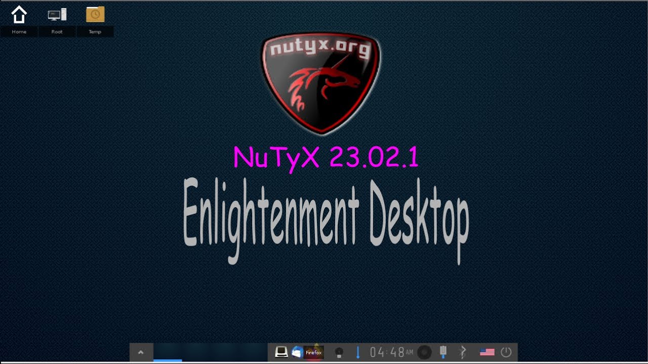NuTyX Linux 23.02.1 | Enlightenment Desktop