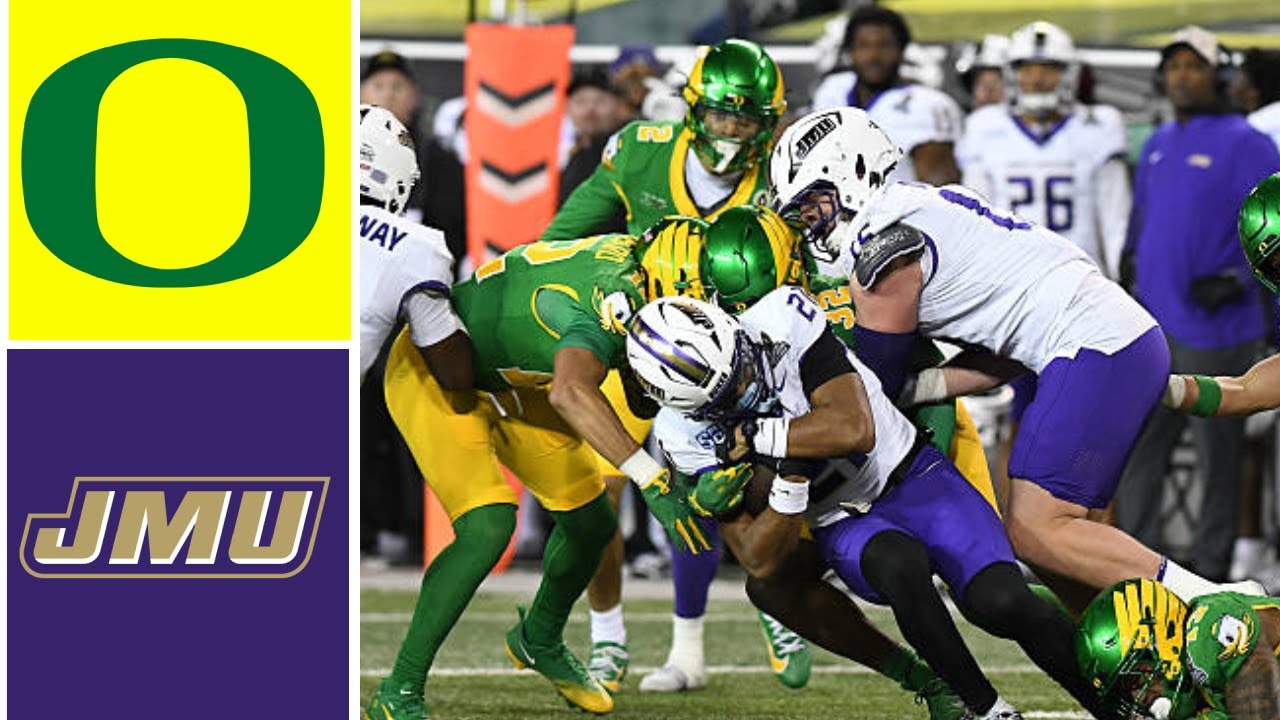 #5 Oregon vs James Madison Full Game Highlights | 2025 College Football Playoff First Round