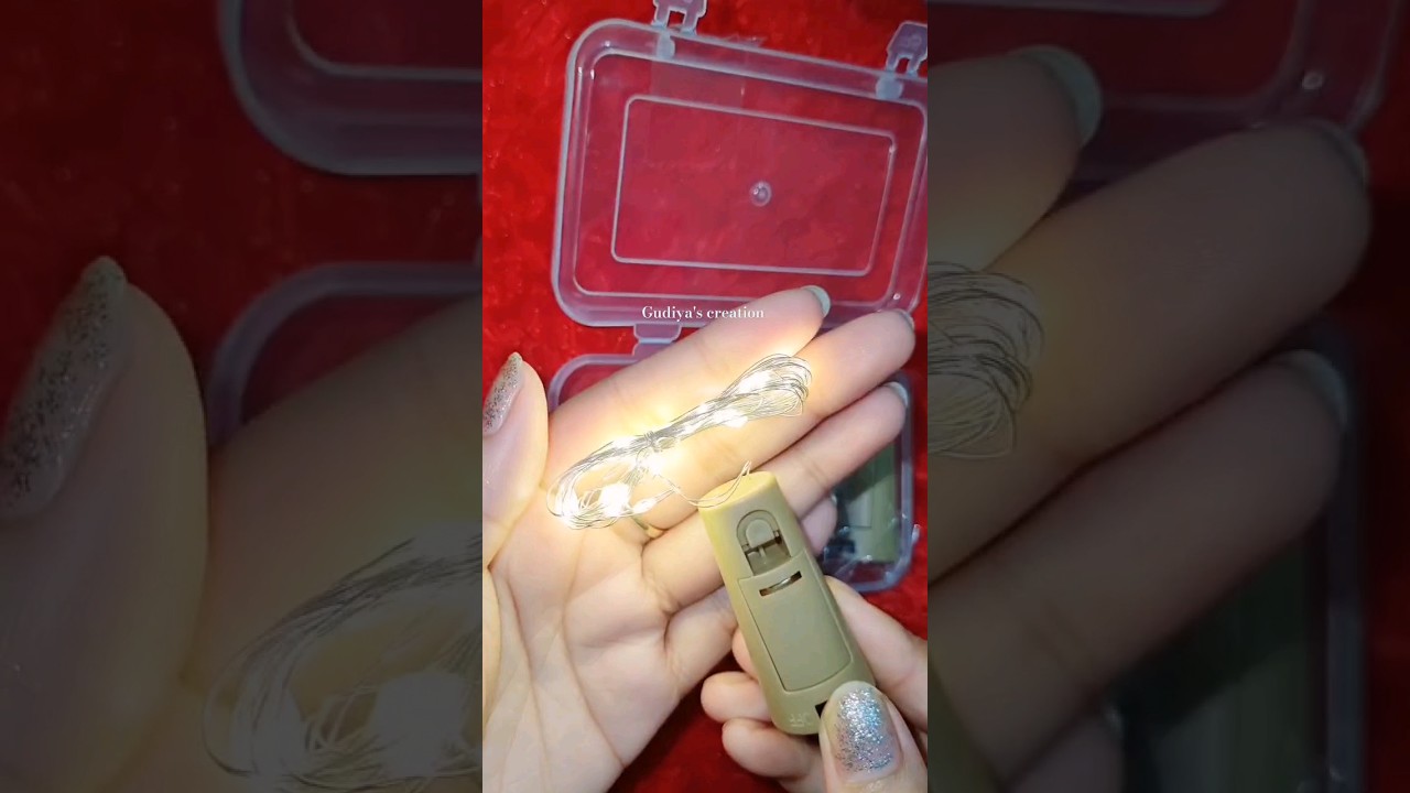 😱20 Led wine bottle cork copper wire string lights.2M battery operated,2MRT#viralunboxing  #minlight