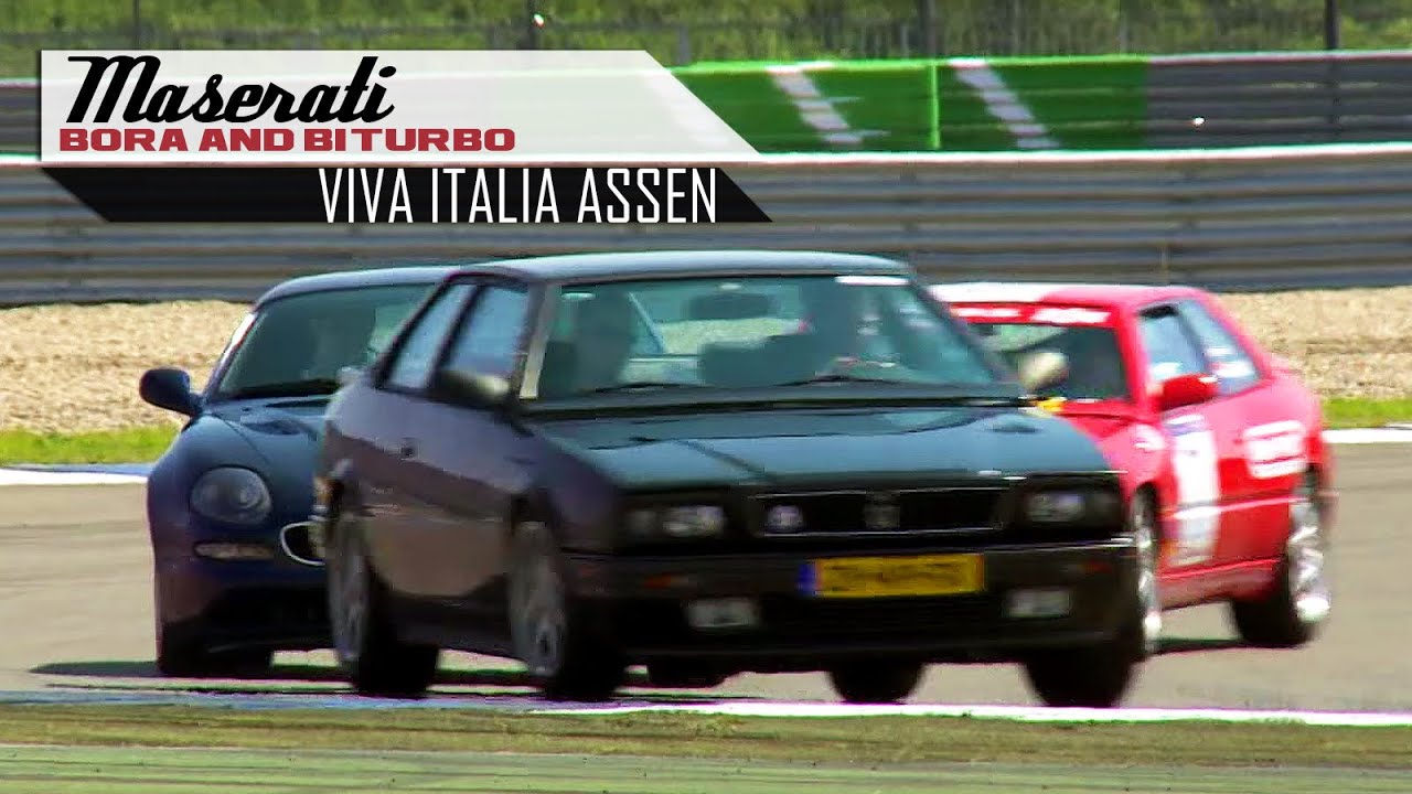 MASERATI BORA and BITURBO racing in top gear on the TT-circuit | SCC TV