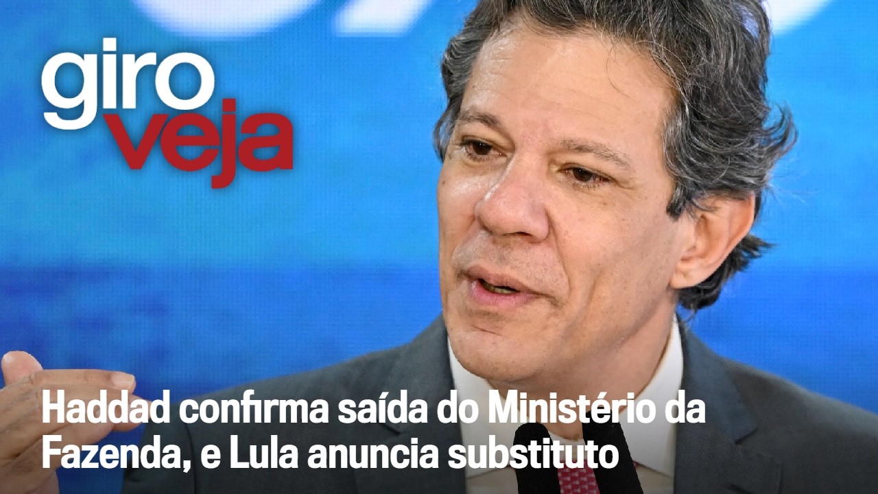 Haddad confirma saída do Ministério da Fazenda, e Lula anuncia substituto | Giro VEJA