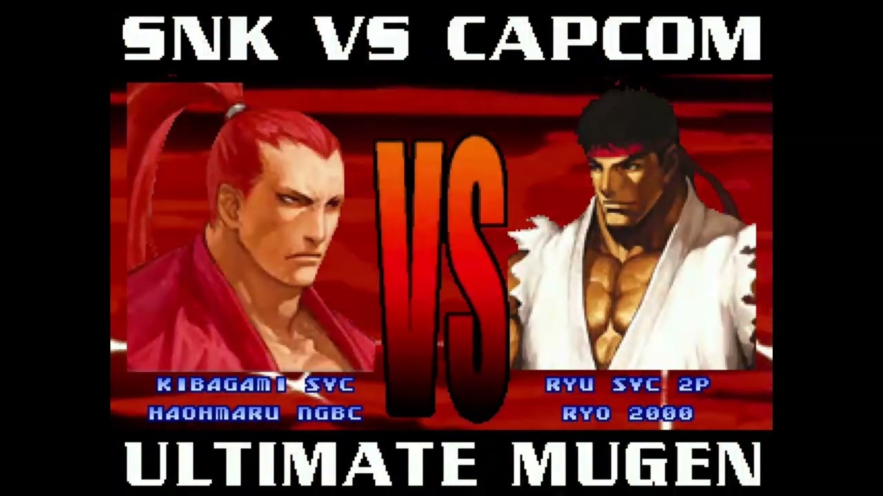 It was close, this is a must watch! - M.U.G.E.N snk vs capcom 
