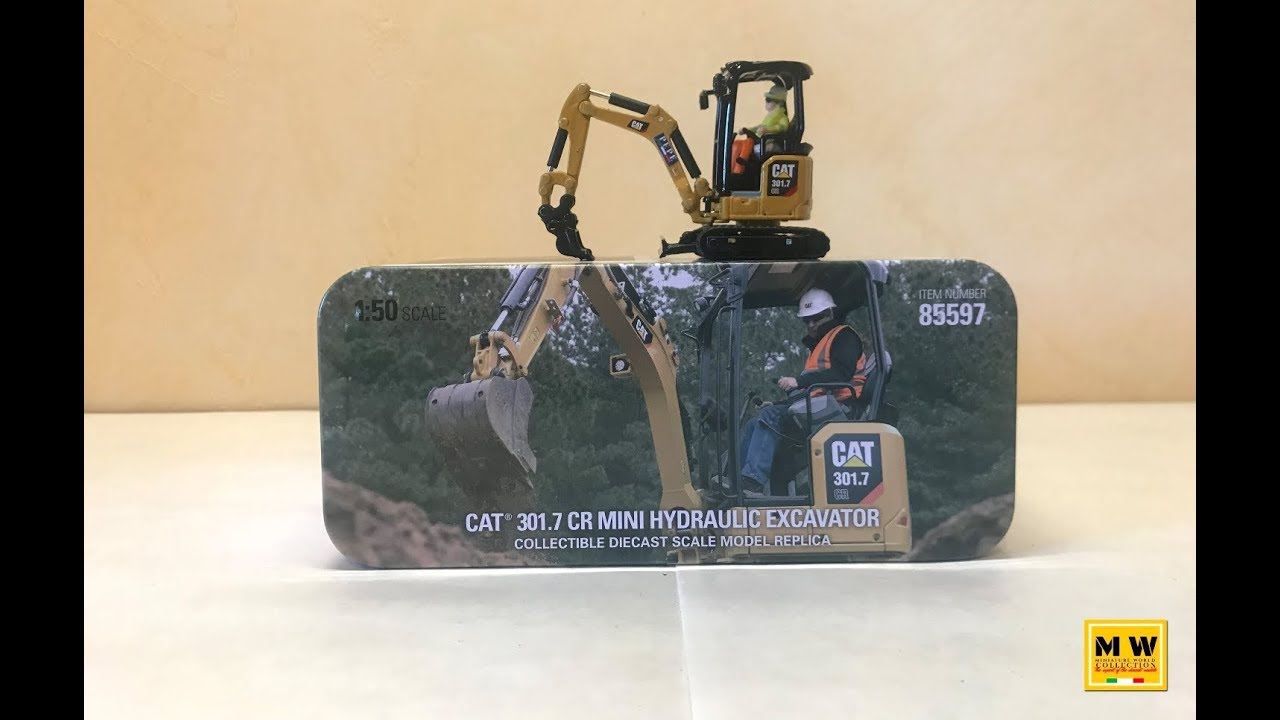 CAT 301.7 CR - Mini Hydraulic Excavator - [1:50] Diecast Masters