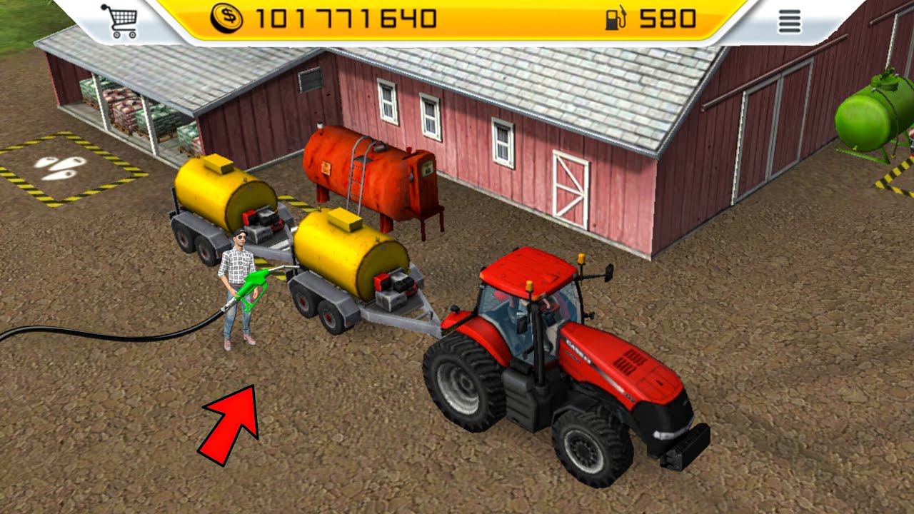 Топливный бак доставлен и заправка в FS14 | Многопользовательский игровой процесс FS14 | Покадров...
