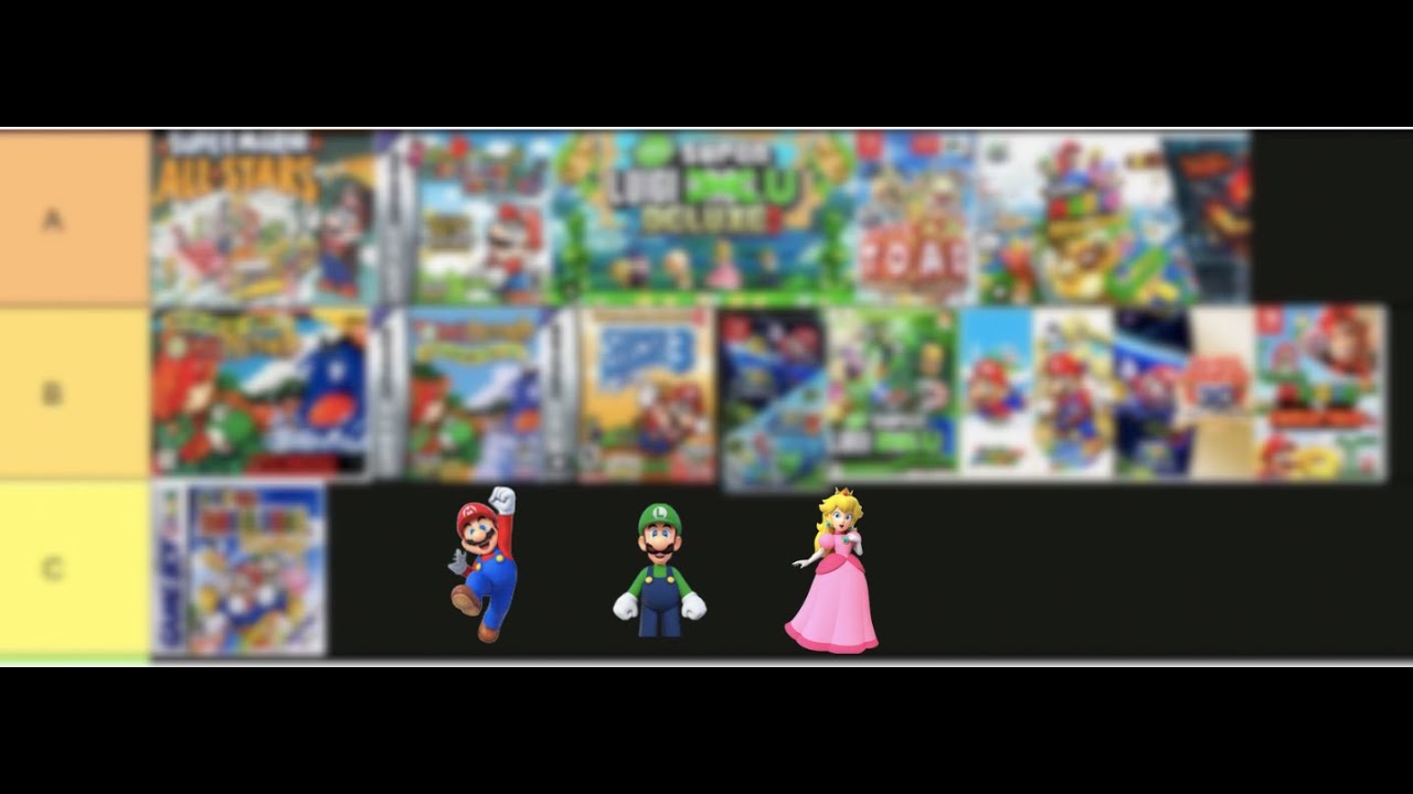 Mario, Luigi and Peach make a Super Mario Remakes Tier List