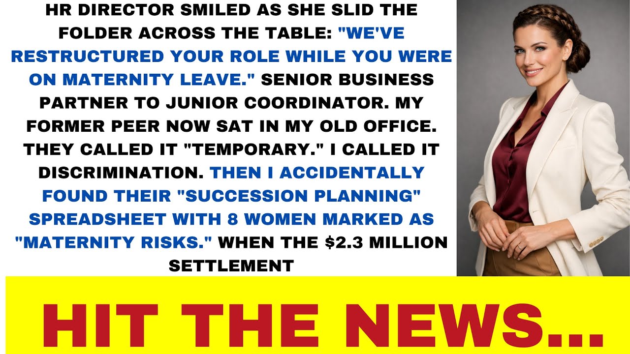 I Was Demoted After Maternity Leave - So I Quietly Rebuilt Their HR System From the Outside...