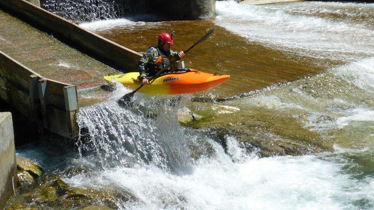 French Alps white water kayaking and via ferrata