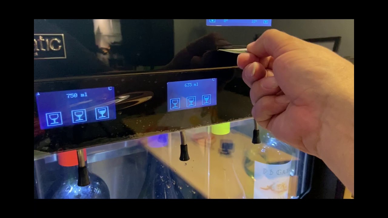Enomatic Wine Dispenser Elite 2.5 funcionamiento y mantenimientos