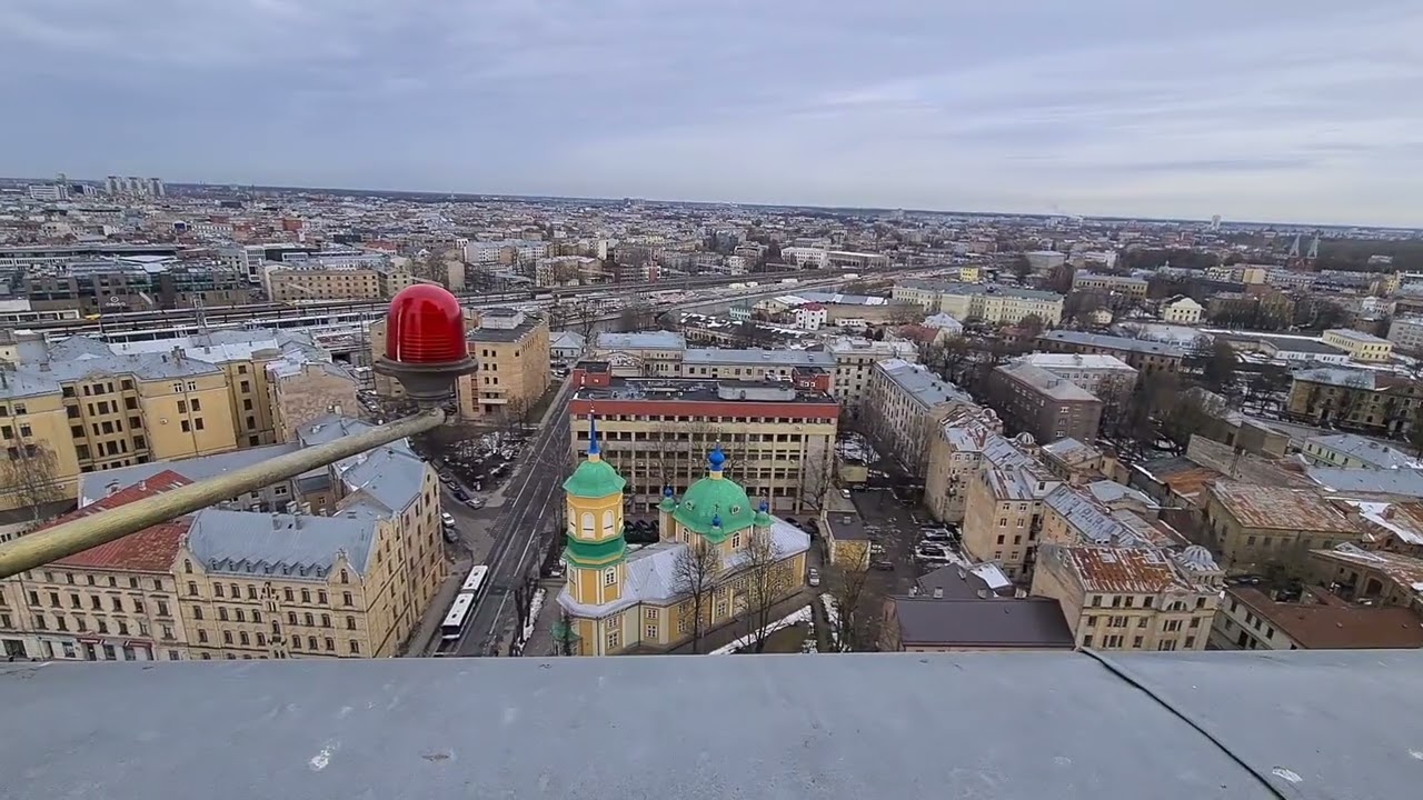 Латвийская академия наук.😃Панорама Риги. 