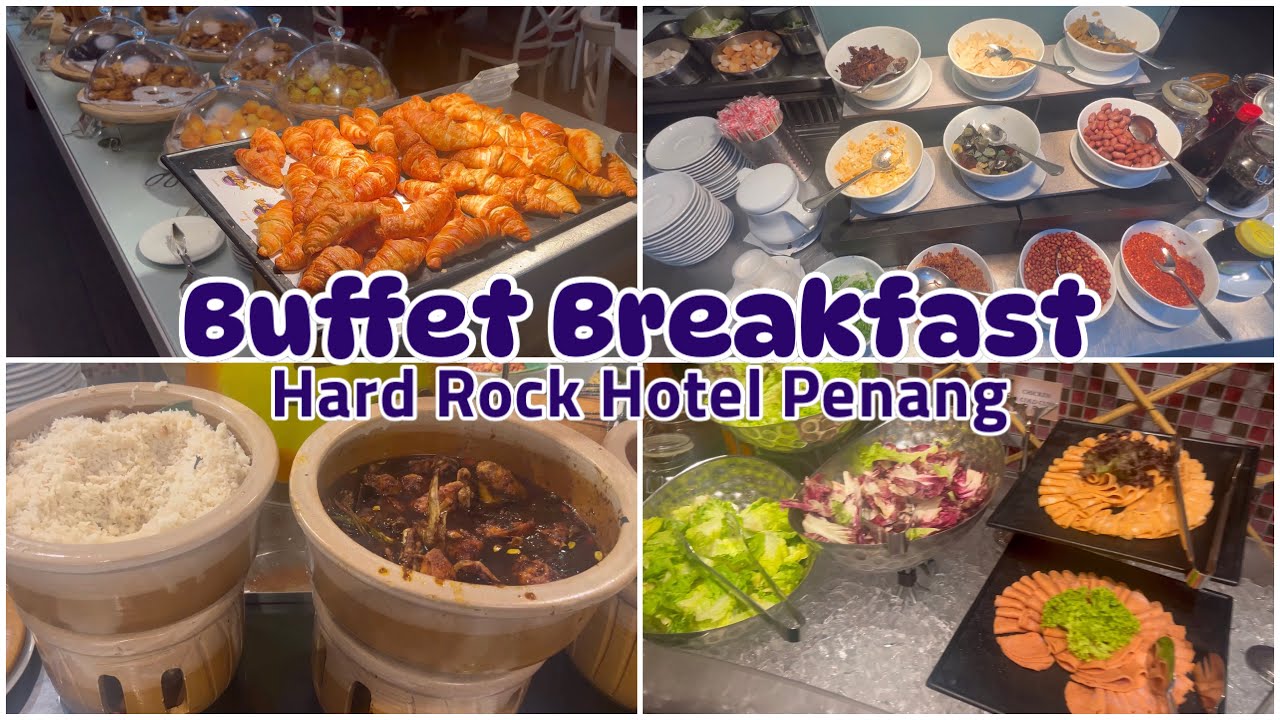 Buffet Breakfast at Hard Rock Hotel Penang ! #breakfastbuffet #hardrockhotel