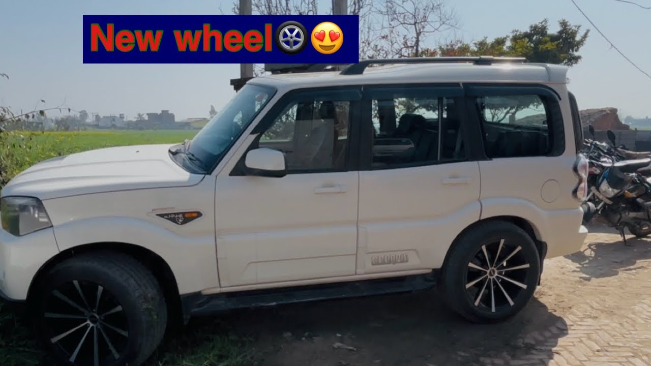 Wheel pvate Scorpio S10 nu😍| ppf hogi apni Scorpio N nu🔥