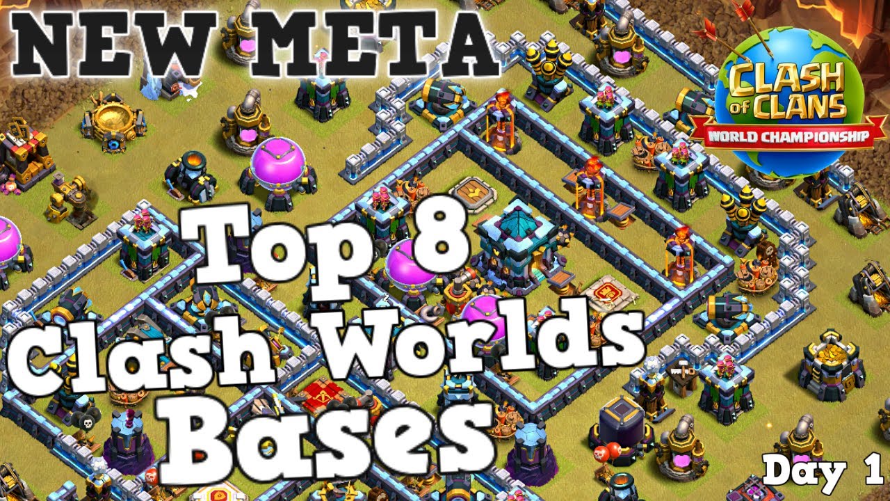 Top 8 World Championship Qualifier Day 1 TH13 Bases + Link | Best Town Hall 13 Base Designs