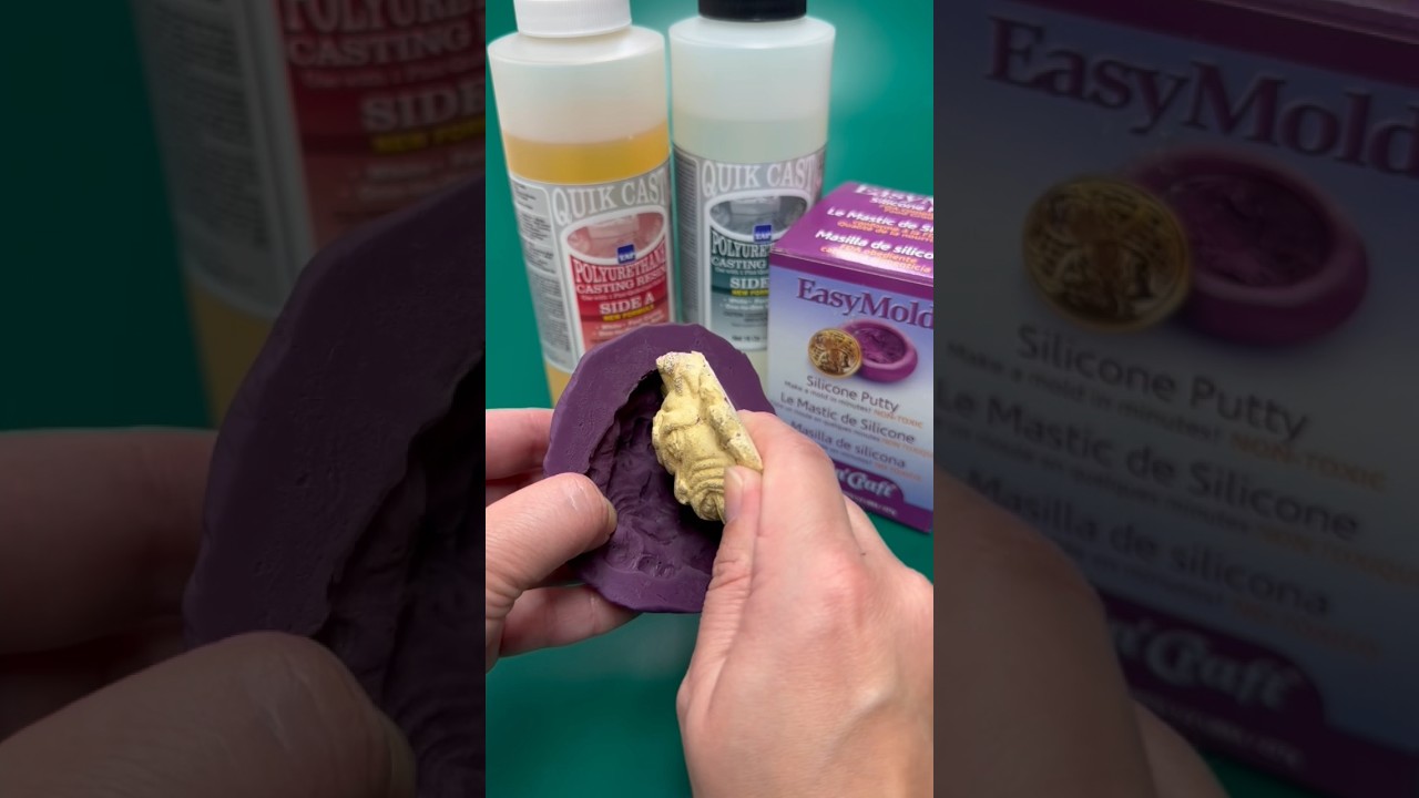 Resin Mold With Quik-Cast and EasyMold Putty