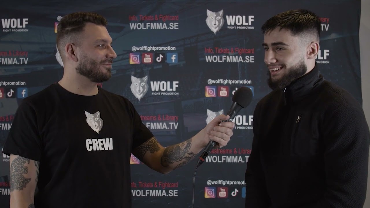 "Jag kommer knocka honom" - Deldar Qaso Pre-fight intervju Wolf Fight Promotion 9