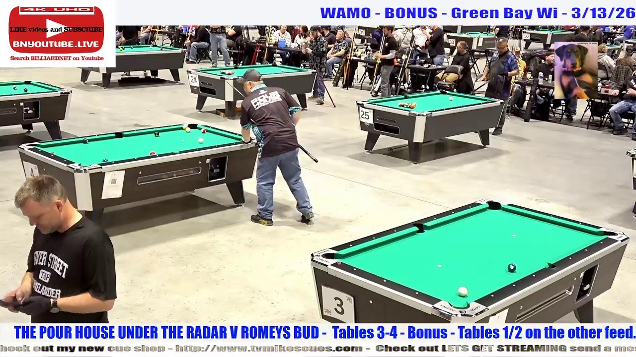 BONUS - WAMO STATE - THE POUR HOUSE UNDER THE RADAR V ROMEYS BUD - Green Bay Wi - 3/13/26
