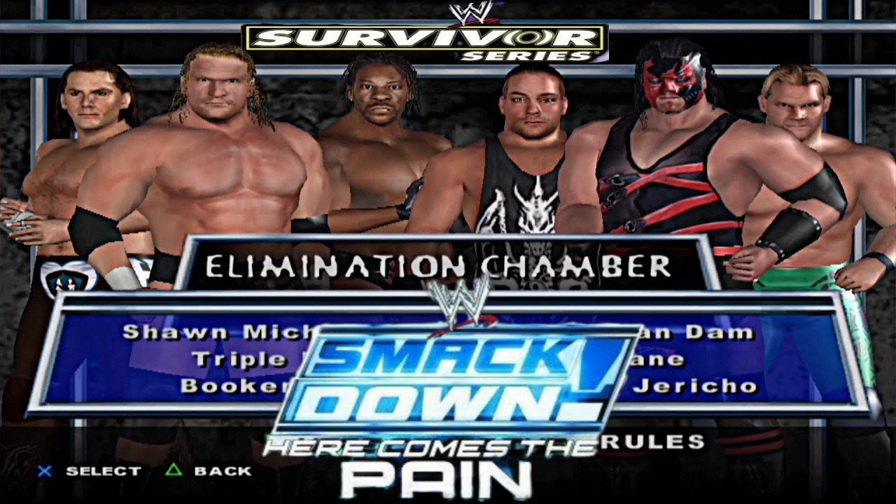 WWE Elimination chamber Match Survivor Series 2002 HCTP PCSX2