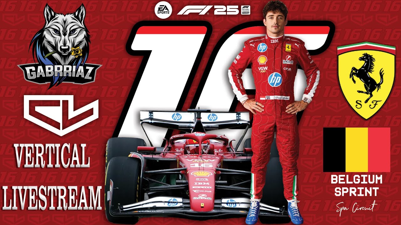 MORNING SPRINT! (VERTICAL) - F1 25 LECLERC CAREER - AI 110 | 100% RACE