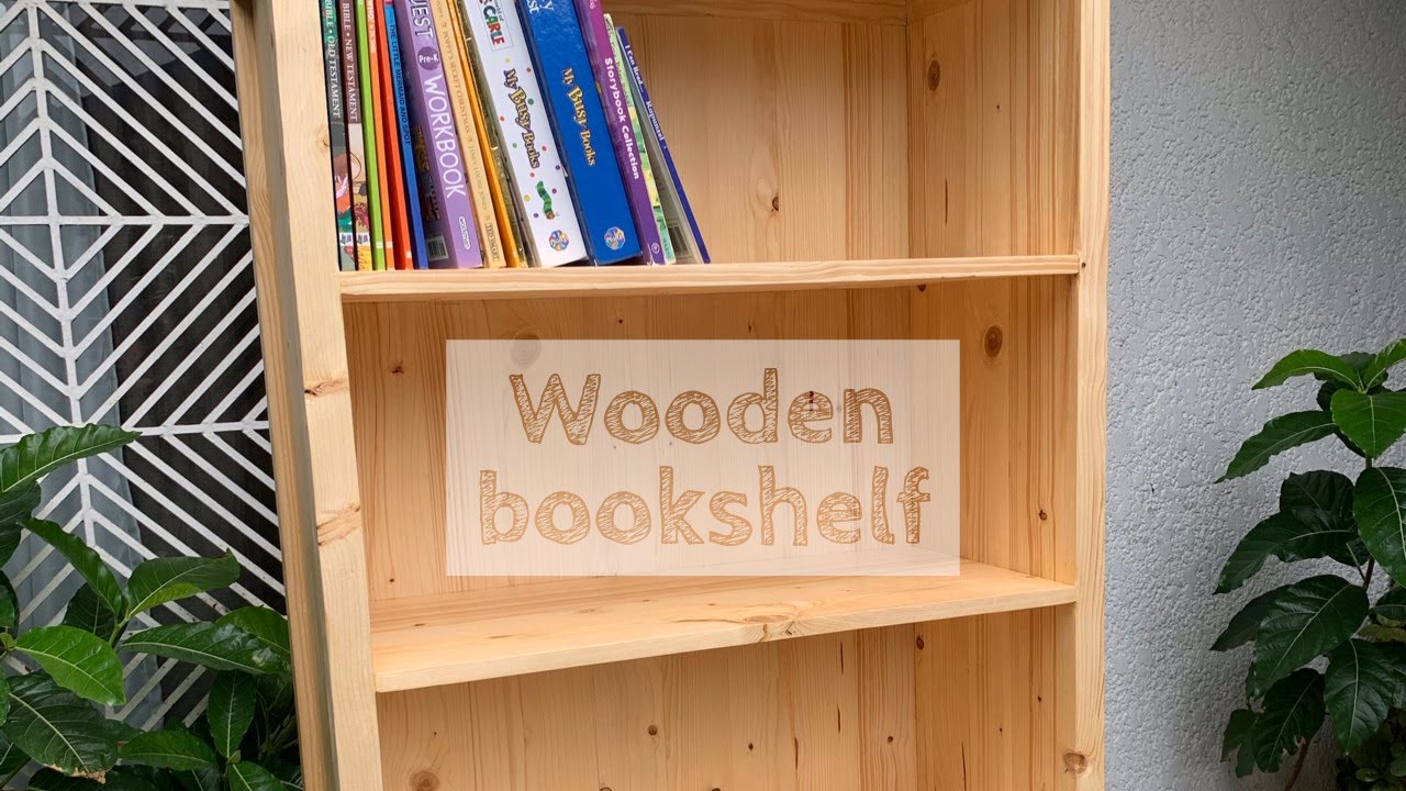 How to make a Wooden bookshelf (Out of Pine wood)