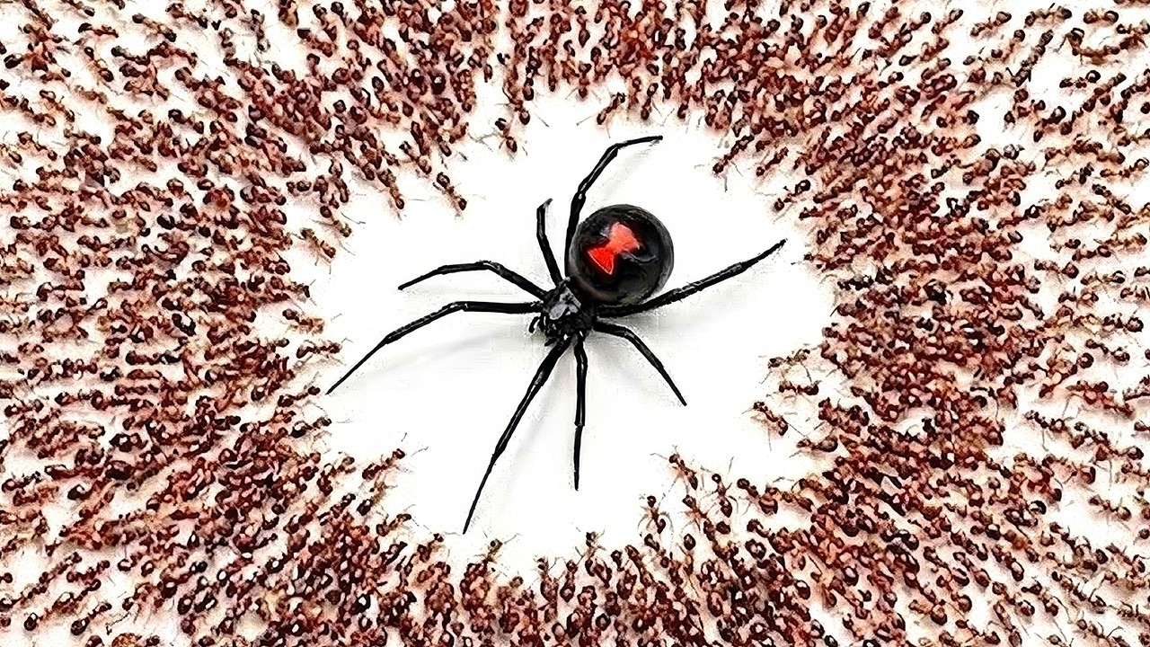 1,000 Ants vs. Black Widow
