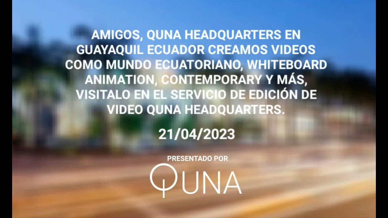 Para @QunaOficial Amigos de Mis Youtubers Creamos Videos Animados en Quna