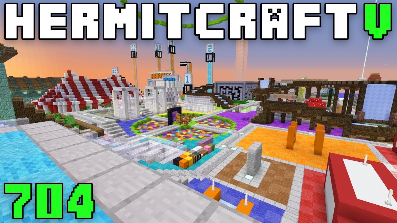 Hermitcraft V 704 Importing The Ice Boat Game!