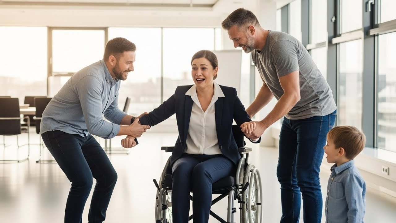 Ein alleinerziehender Hausmeister sagte zur gelähmten CEO  „Ich helfe Ihnen wieder zu gehen“ — Sie l