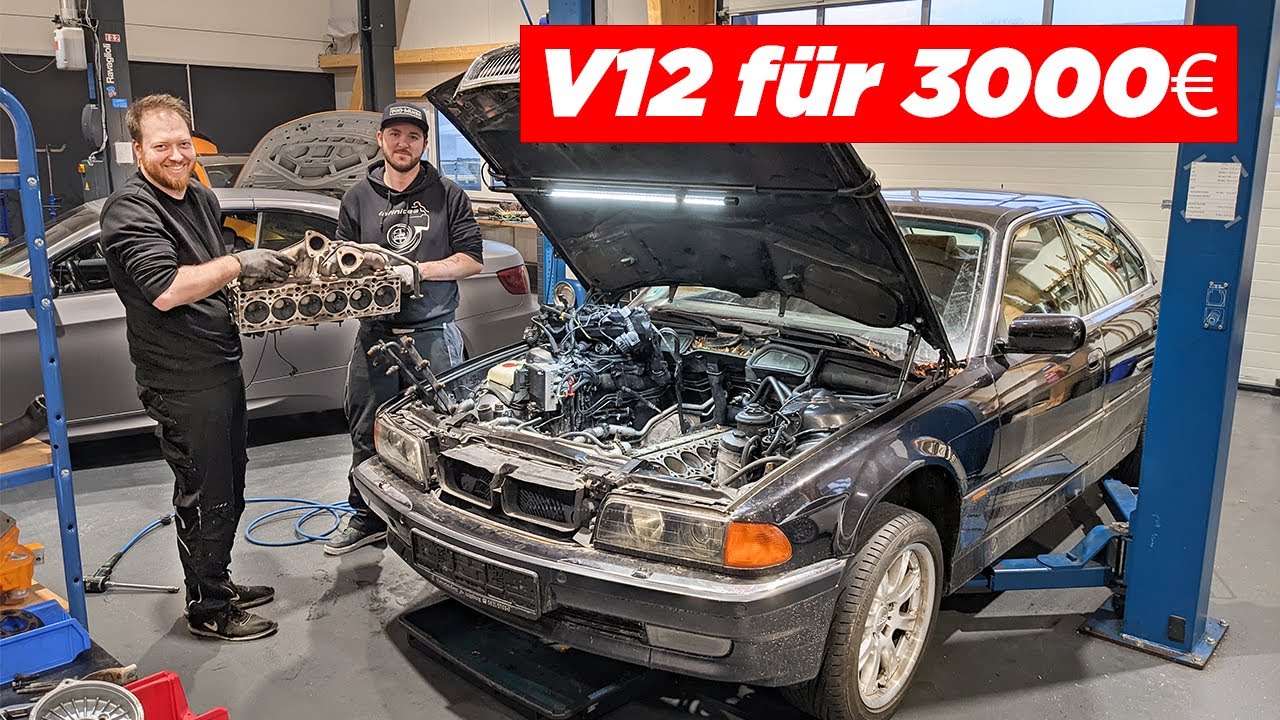 BMW-Profis zerlegen den Motor meines 3000€ V12 BMW E38 750i