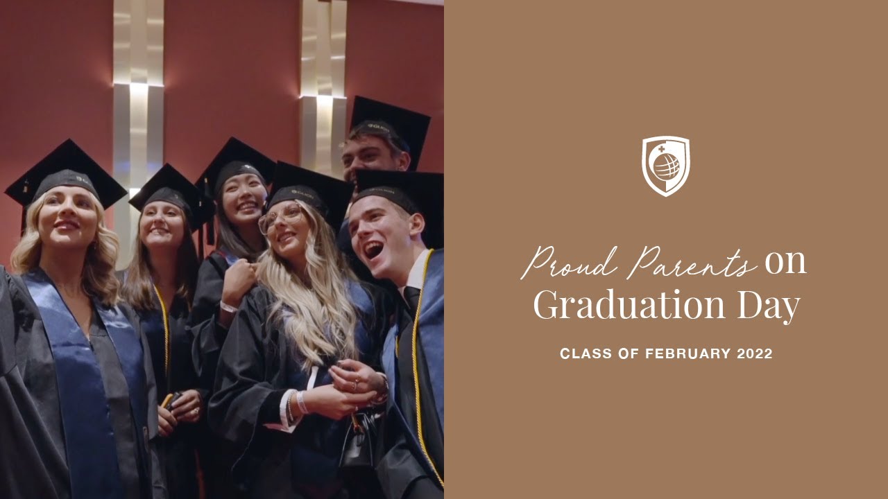 Proud parents on graduation day