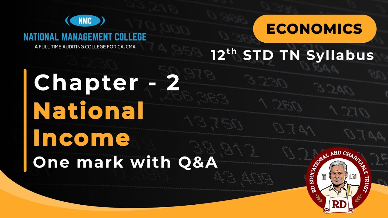 Economics Chapter 2 - National Income 
