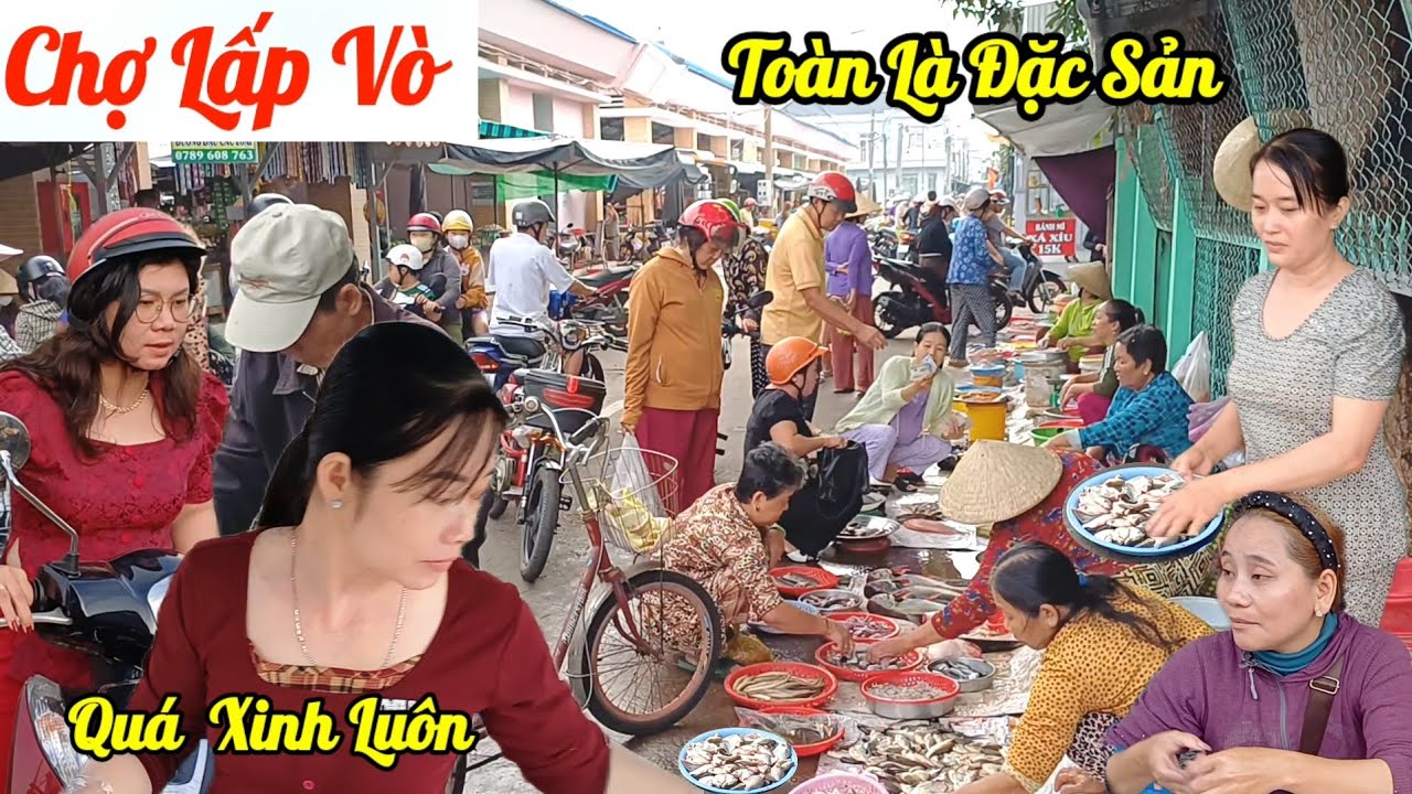 Ngập tràn Tôm cá thiên nhiên Chợ Lấp Vò - Đồng Tháp, thay đổi mới bà con than mua bán ế ẩm 