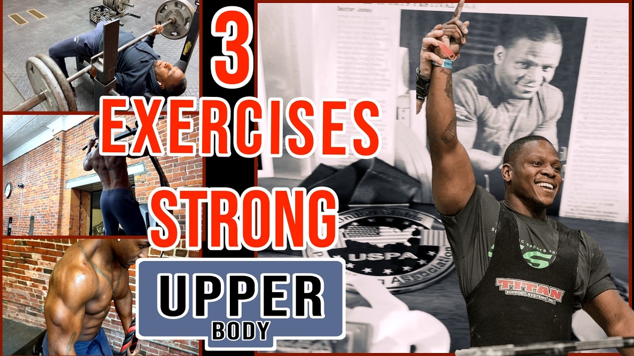 WORLD RECORD Holder’s 3 Exercises for Insane Upper‑Body Strength (Follow Along)