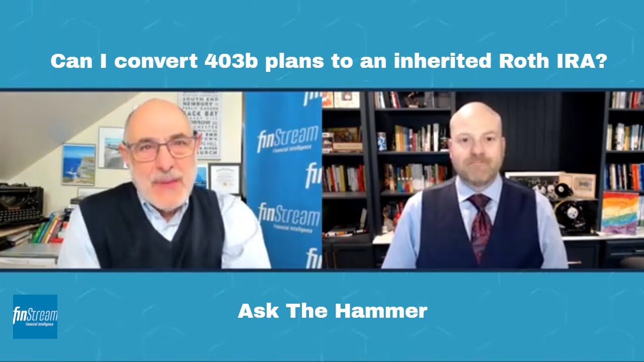 Can I convert 403b plans to an inherited Roth IRA?