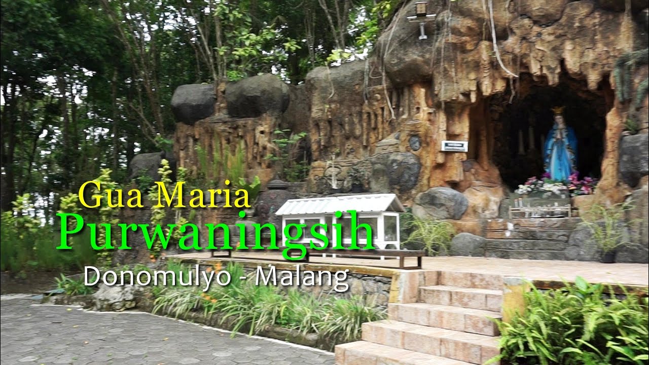 Gua Maria Sendang Purwaningsih Malang.