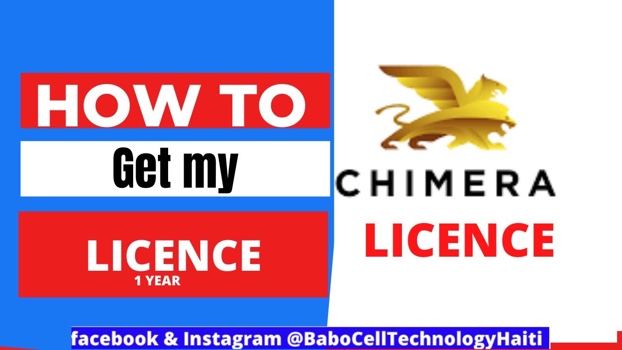 COMMENT OBTENIR UNE LICENCE #CHIMERA TOOL PRO 1 ANNEE  - HOW TO GET MY LICENCE CHIMERA TOOL
