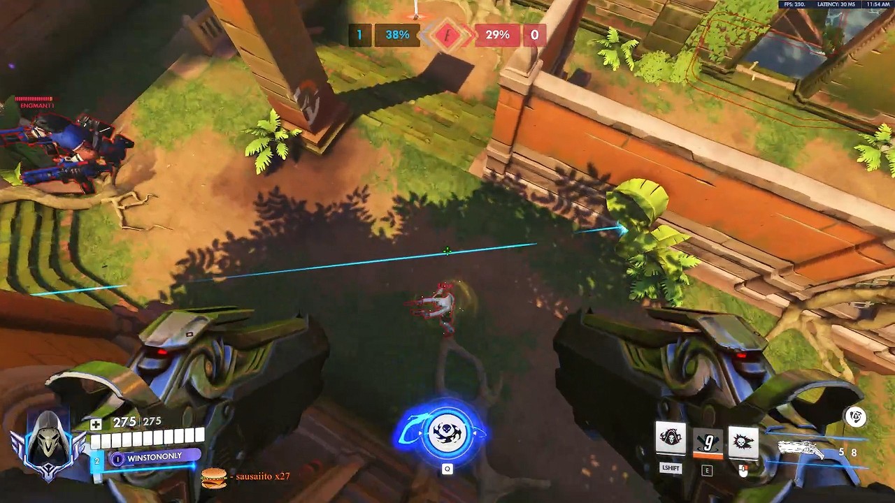 DAFRAN SHOWING HIS INSANE REAPER SKILL OVERWATCH SEASON 3 GAMEPLAY