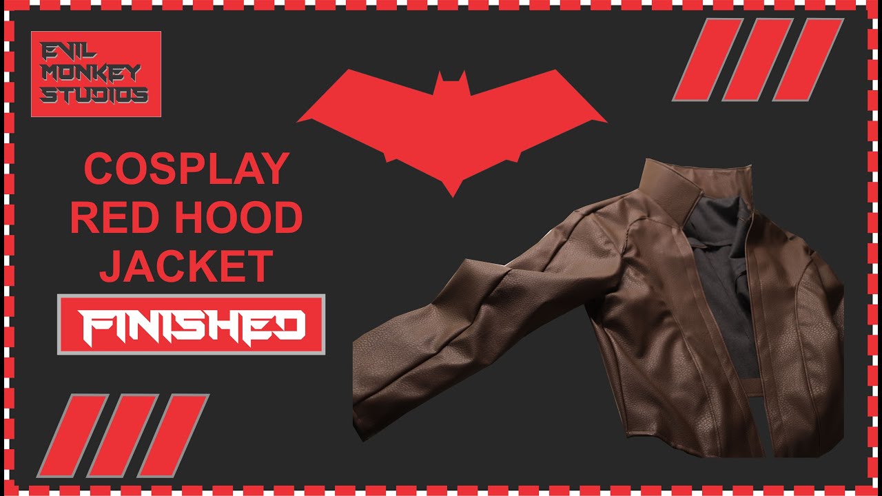 How to make a Red Hood Cosplay jacket