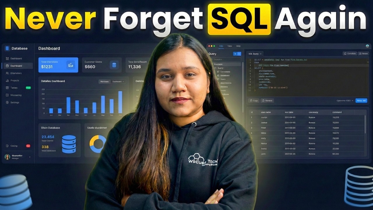 Fastest Way to Learn SQL | Full Tutorial