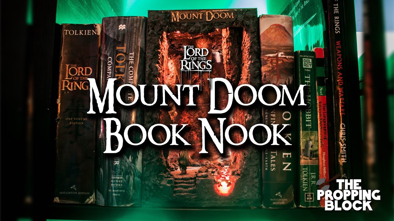 Mount Doom Book Nook 🌋 The Making Of