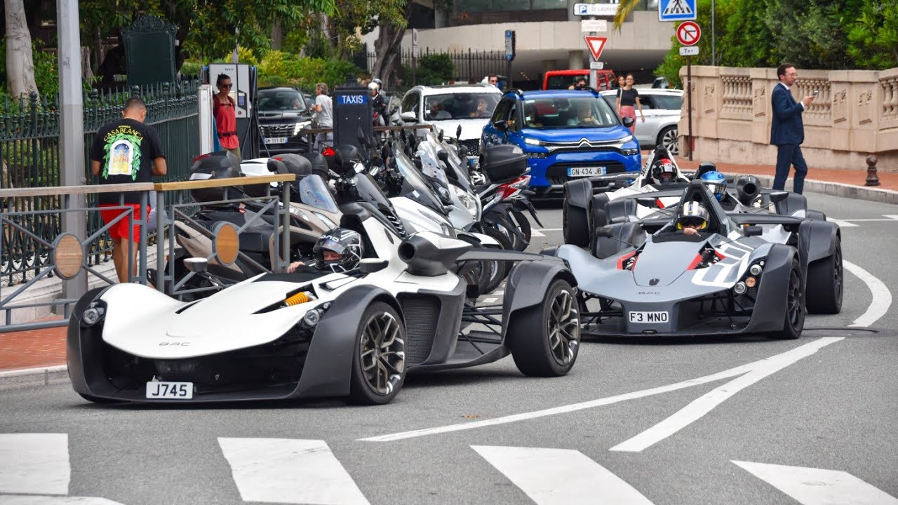 Supercars in Monaco 2023 [ 32 ] (x4 BAC Mono R, Morgan Super 3, GT4RS, x2 Performante, AMG GTR,...)
