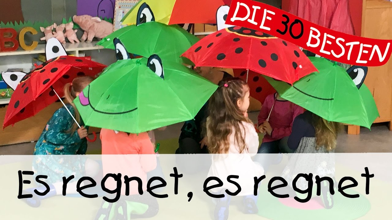 👩🏼 Es regnet, es regnet - Singen, Tanzen und Bewegen || Kinderlieder