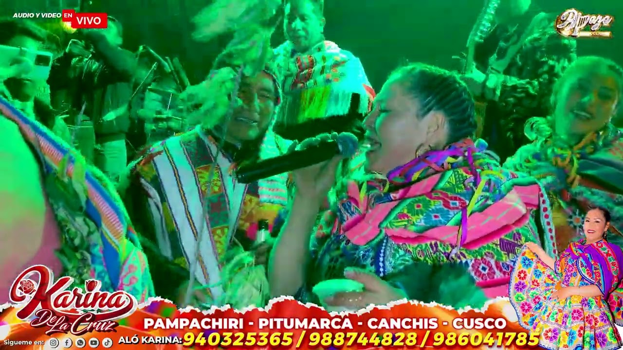 KARINA DE LA CRUZ YUNZA EN PAMPACHIRI - PITUMARCA - CUSCO 01 / LIVE2023